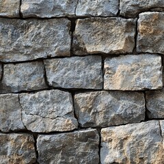 Rustic Stone Wall: A close-up view of a weathered stone wall, its textured surface and earthy tones reflecting the passage of time and the solidity of nature.