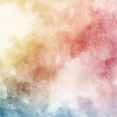 Obraz premium Abstract Watercolor: A dreamy, colorful abstract watercolor painting, the paint softly blending, evokes feelings of ethereal beauty and artistic expression.