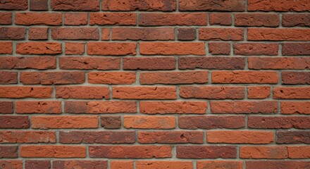 Fototapeta premium Brick Texture – Red & Weathered Wall Background
