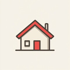 Obraz premium house icon on white