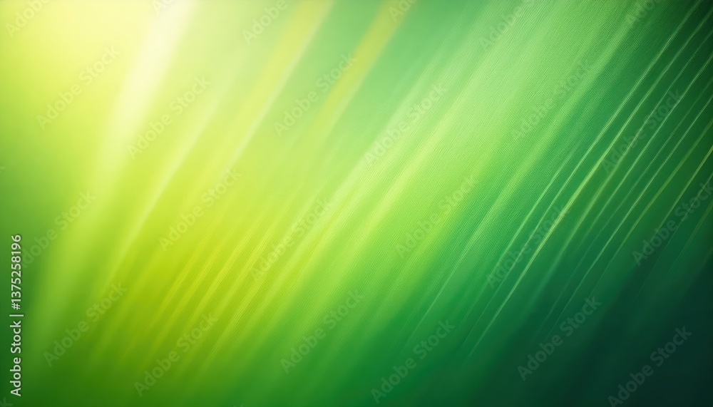 Fototapete soft green abstract gradient with diagonal light streaks, smooth texture background for design, pres