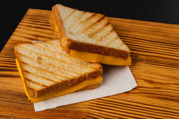 Grilled cheese sandwich perfect for breakfast, brunch, or a tasty snack