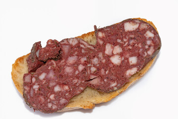 Blutwurst auf Chiabatta