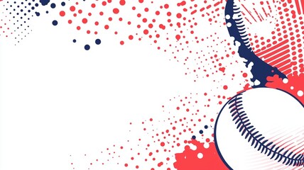 Baseball sports background design