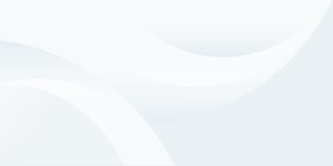 Modern White Background. Technology Banner. Vector Illustration. Abstract Business Wallpaper