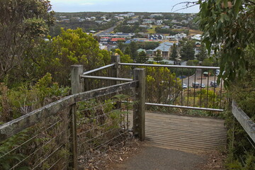 Lookout at Port Cambell Discovery Walk in Port Campbell at Great Ocean Road, Victoria, Australia
