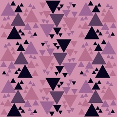 seamless geometric pattern with triangles