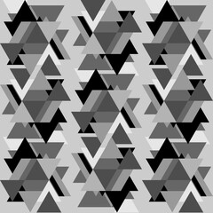 seamless geometric pattern with triangles