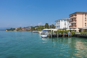 Obraz premium Sirmione, Gardasee, Brescia, Italien, Lombardy