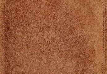 Fototapeta premium Brown Suede Leather Texture Closeup