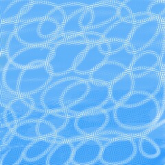 White waves pattern on blue background abstraction pattern