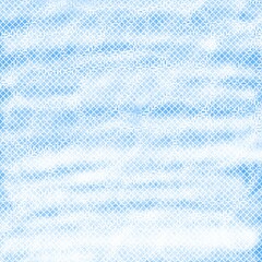 White grid on blue background abstract pattern