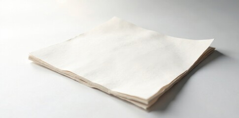 A single sheet of paper with subtle texture on a white background, blank, paper