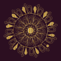 
Creative luxury decorative mandala background
