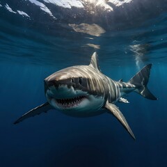 Obraz premium shark in the sea
