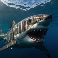 Fototapeta premium shark in the sea