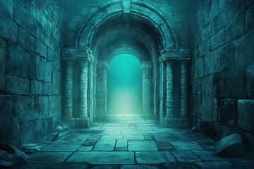 tunnel in the dark