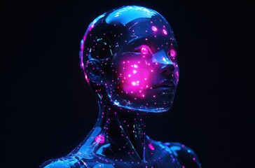 3d rendered illustration of a female figure