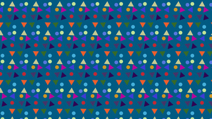 Obraz premium Abstract blue pattern design triangles 