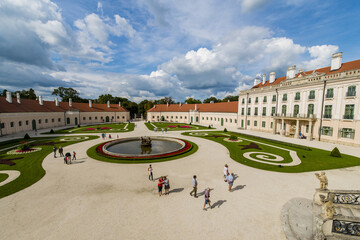 Obraz premium Schloss Esterhazy (Schloss Fertoed), UNESCO Weltkulturerbe, Unga
