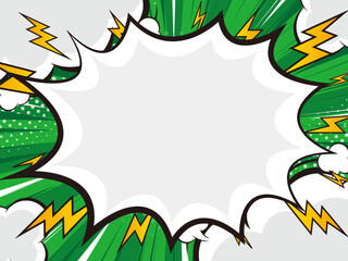 ギザギザの吹き出しの背景素材