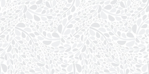 Organic motif, botanical motif background. Seamless pattern.Vector.スタイリッシュな有機的パターン
