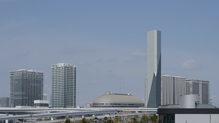 Naklejka premium 東京ベイエリアのの都市景観