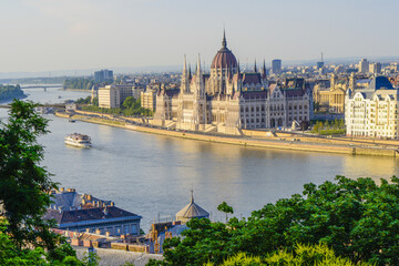 Fototapeta premium Budapest, Parlament, Ungarn