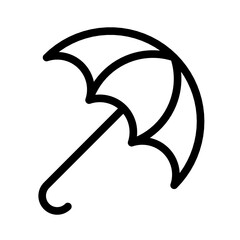 Umbrella outline icon