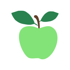 Cute apple fruit illustration. Fruit element decoration