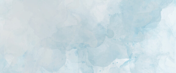 Vector light blue watercolour paper texture background. 