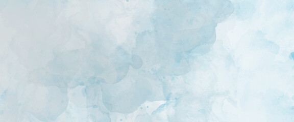 Vector light blue watercolour paper texture background. 