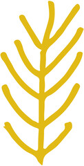 Monochrome  botanical icon  