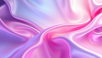 Fototapeta premium Soft Pink and Purple Gentle Flow Fabric