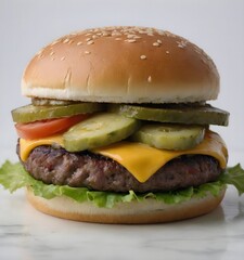 juicy Cheeseburger with Melted Perfection