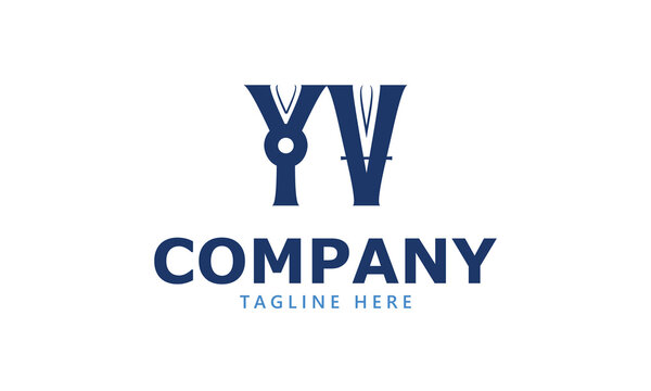 YV Y yv initial logo | initial based abstract modern minimal creative logo, vector template image. luxury logotype logo, real estate homie logo. typography logo. initials logo