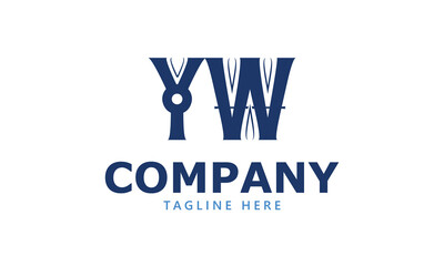 YW Y yw initial logo | initial based abstract modern minimal creative logo, vector template image. luxury logotype logo, real estate homie logo. typography logo. initials logo
