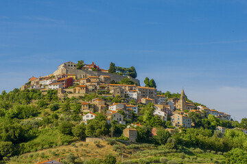 Fototapeta premium Motovun, Istrien Kroatien, Kroatien, Istrien