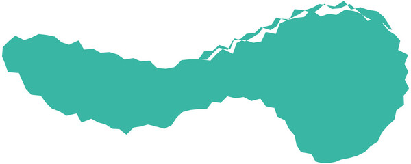 Abstract Organic Frame Spot Shape
