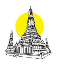 Wat Arun, thai temple