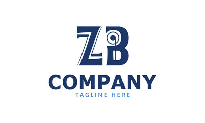 ZB Z zb initial logo | initial based abstract modern minimal creative logo, vector template image. luxury logotype logo, real estate homie logo. typography logo. initials logo