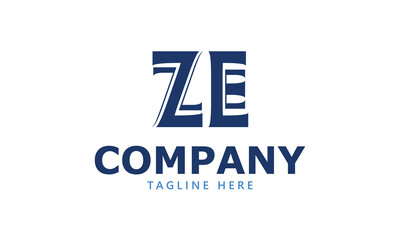 ZE Z ze initial logo | initial based abstract modern minimal creative logo, vector template image. luxury logotype logo, real estate homie logo. typography logo. initials logo
