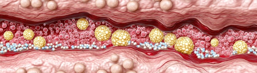 Cross sectional view of skin layers showcasing cells hair follicles and capillaries emphasizing dermatological health and structure. Skin anatomy a healthy view.