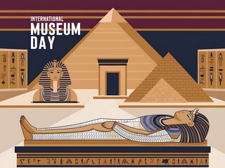 Museum Day Banner, International Museum Day: Cherish Art and History