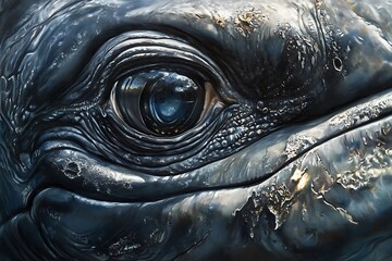 close up of an eye
