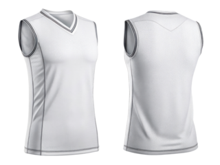 sleek volleyball jersey template designed for athletes, showcasing modern sleeveless style perfect for performance and comfort