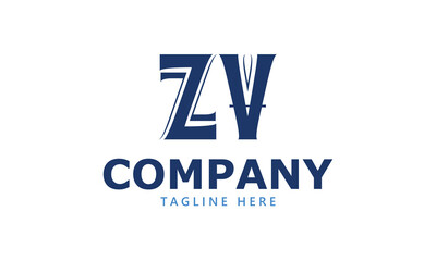 ZV Z zv initial logo | initial based abstract modern minimal creative logo, vector template image. luxury logotype logo, real estate homie logo. typography logo. initials logo