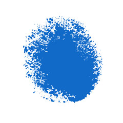 Farbklecks blau als Fleck oder Hintergrund