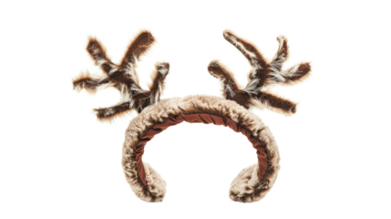 Festive Deer Antlers Headband: A whimsical and festive headband shaped like deer antlers, perfect for celebrations and adding a touch of fun.