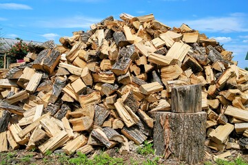 stack of firewood